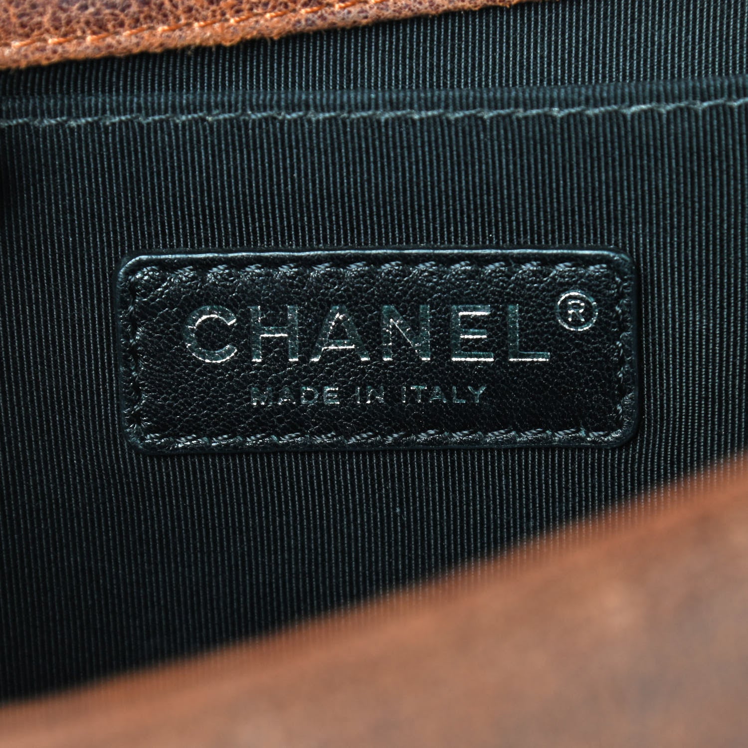 Chanel Goatskin Chesterfield Quilted Medium Celtic Boy Flap Brown 7 of 8
