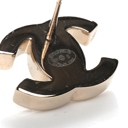 Chanel Metal CC Turnlock Earrings Gold 4 of 4