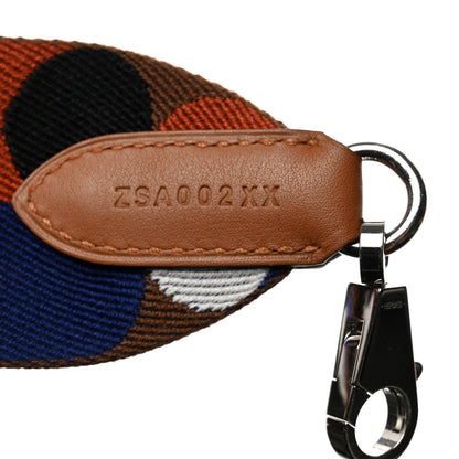 Hermes Toile Swift 50mm Sangle Flipperball Shoulder Strap Noisette Cuivre Gold 4 of 6