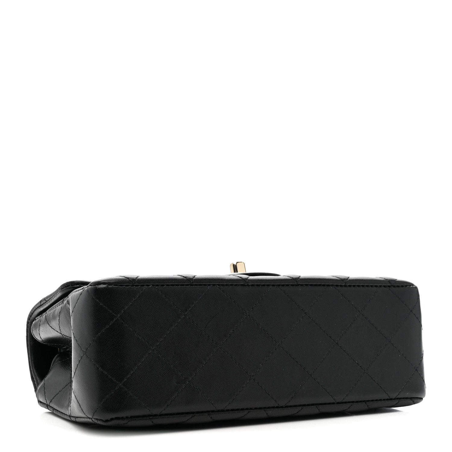 Chanel Lambskin Quilted Mini Rectangular Flap Black 4 of 11