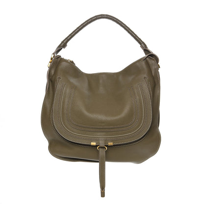Chloe Calfskin Large Marcie Hobo Baobab Green 1 of 8