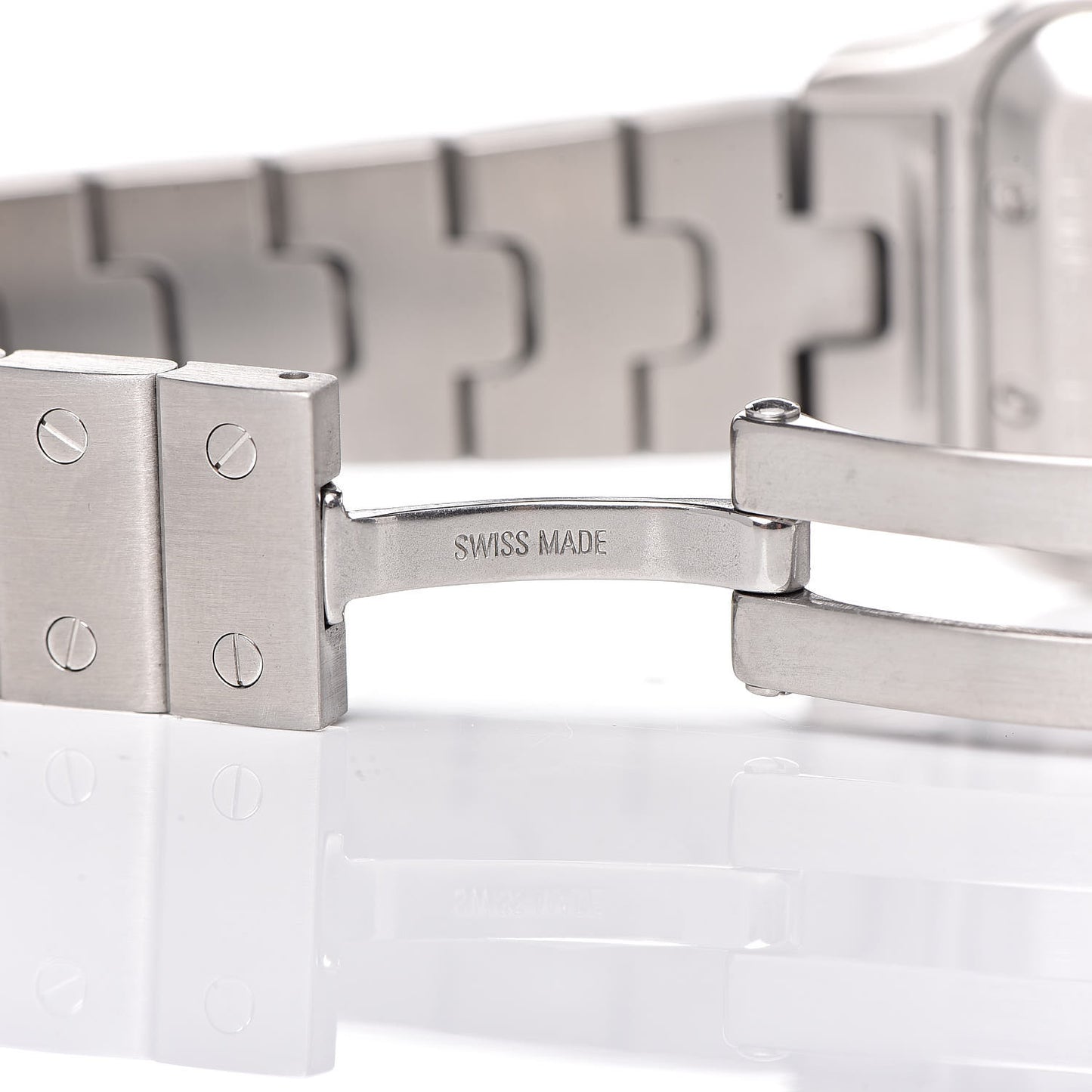 Stainless Steel 24mm Santos de Galbee Automatic Watch