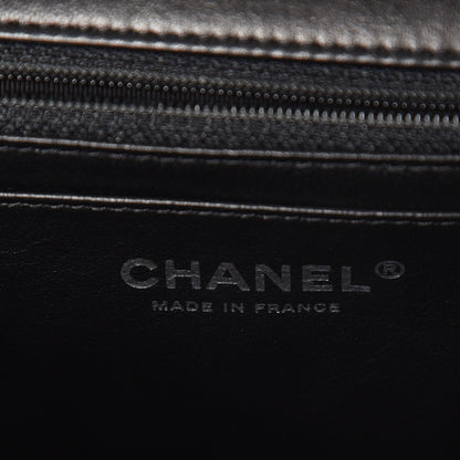Chanel Lambskin Chevron Quilted Mini Rectangular Flap So Black 6 of 16