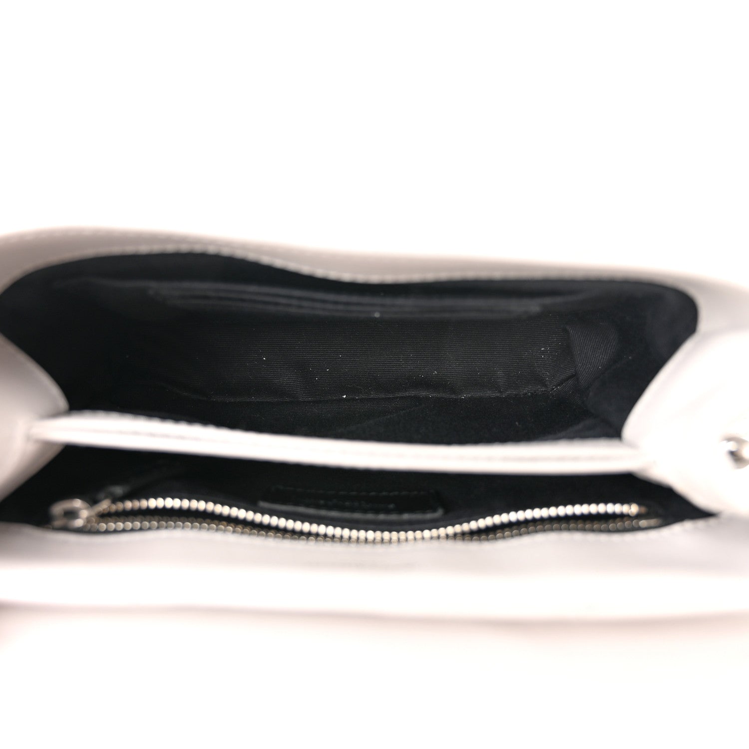 Saint Laurent Calfskin Y Quilted Monogram Toy Loulou Crossbody Bag Ivory 5 of 10