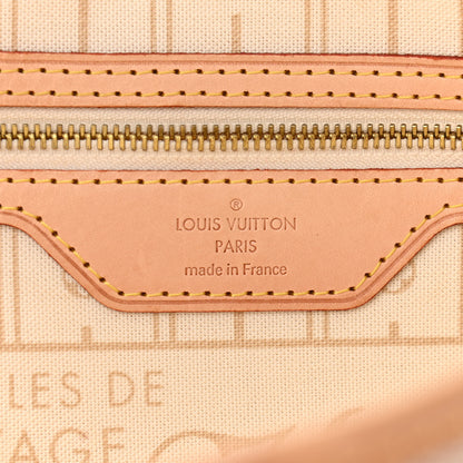 Louis Vuitton Damier Azur Neverfull PM 6 of 10