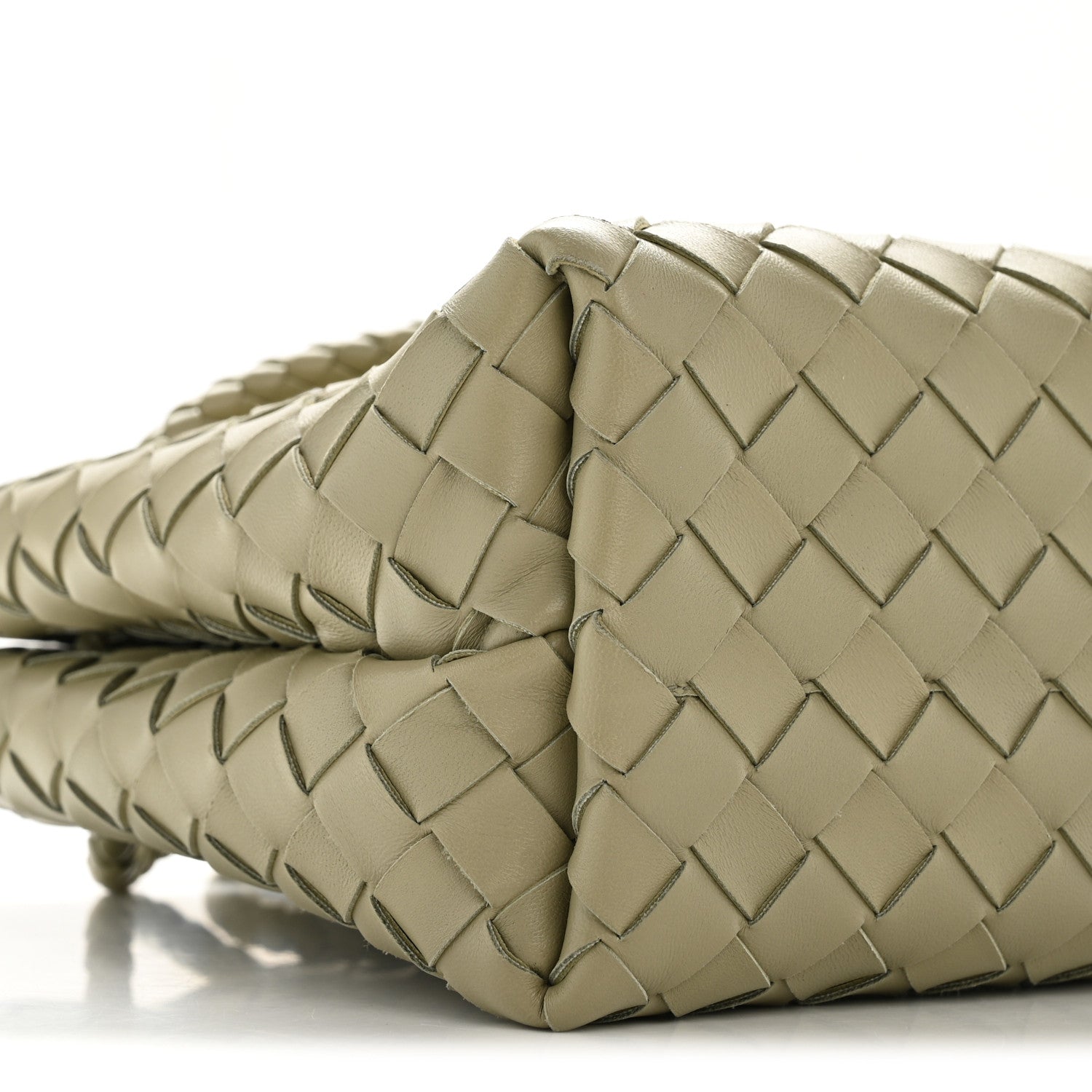 Bottega Veneta Nappa Intrecciato Small Andiamo Shoulder Bag Travertine 8 of 8