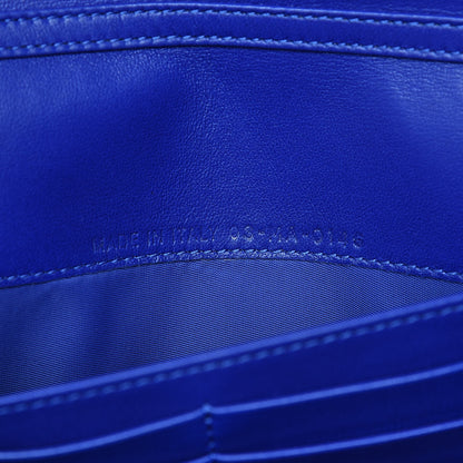 Christian Dior Lambskin Diorama Croisiere Chain Wallet Blue 7 of 10
