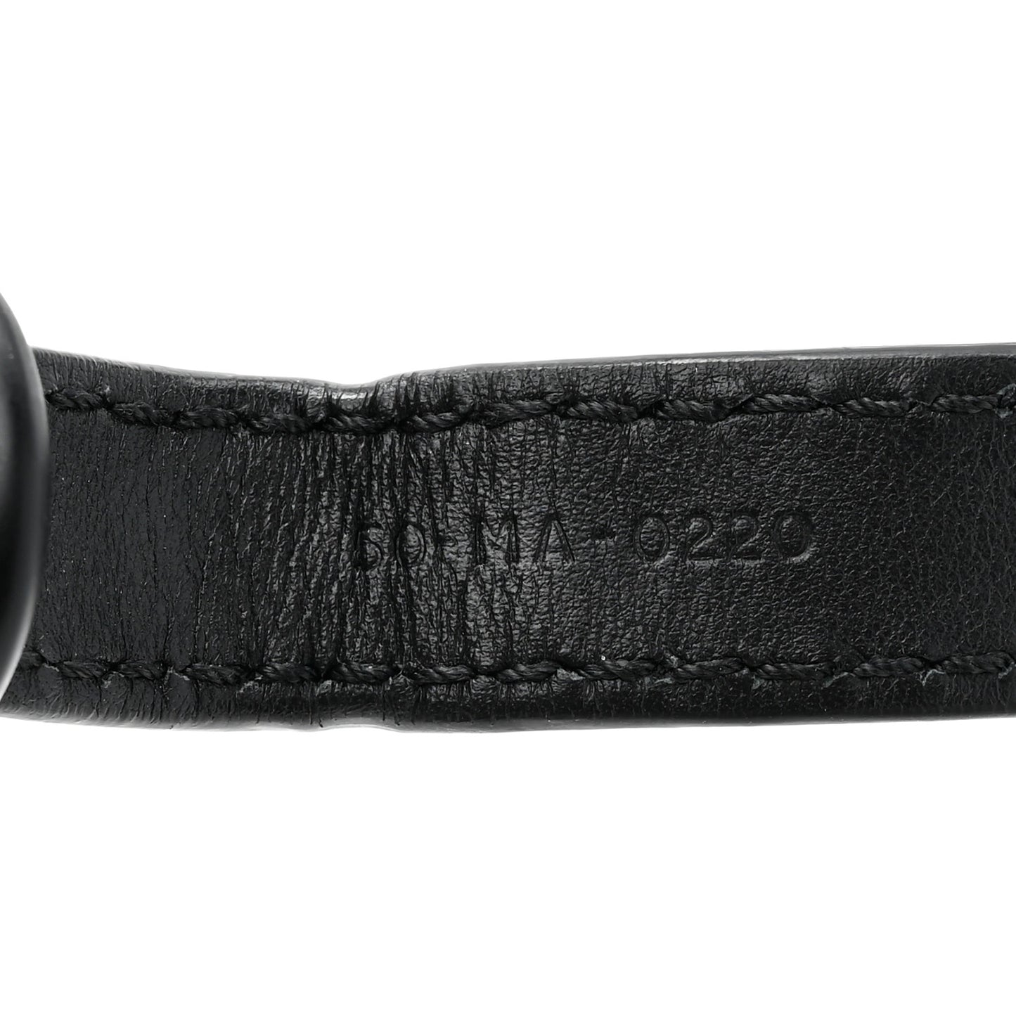 Canvas Embroidered Shoulder Strap Black Ultramatte