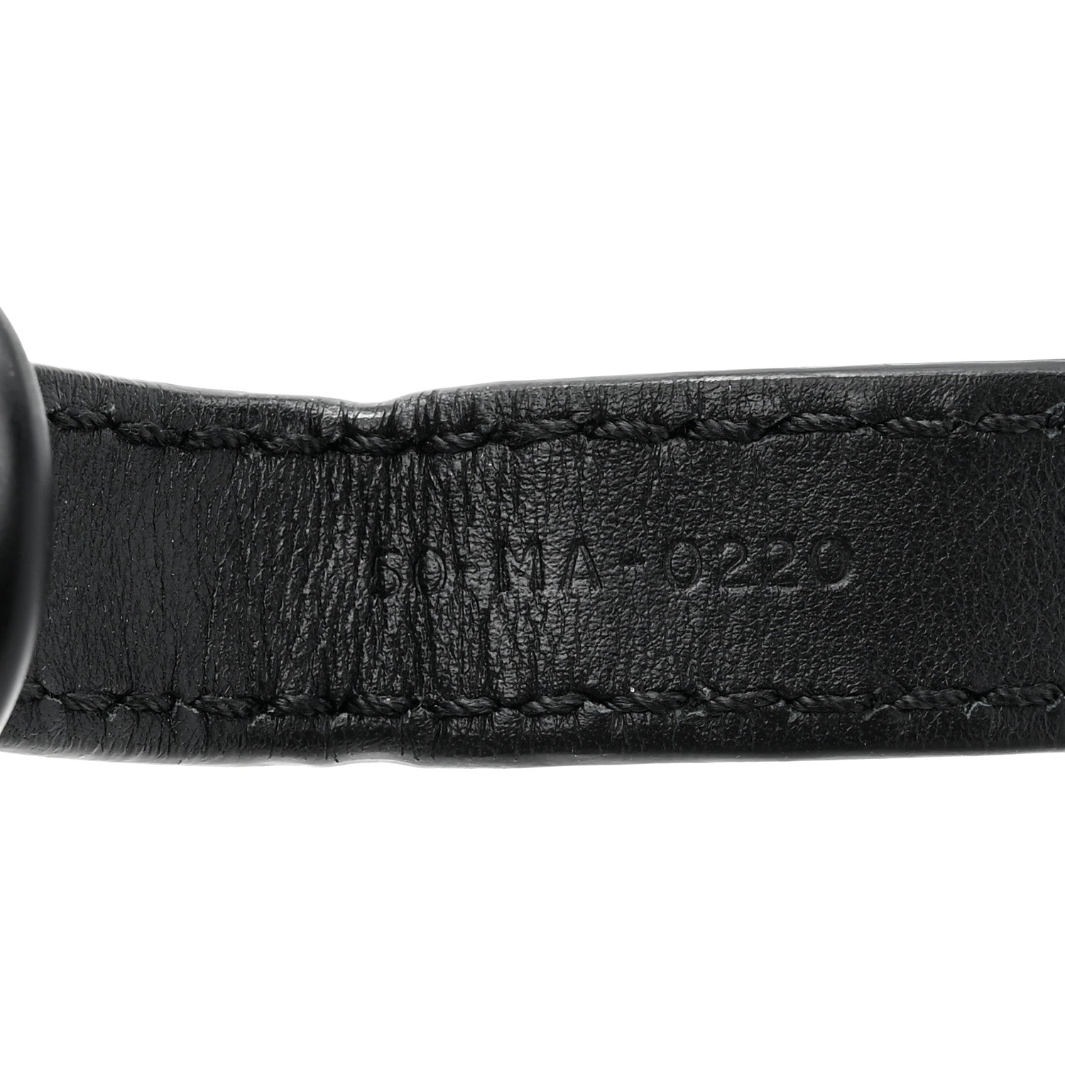 Christian Dior Canvas Embroidered Shoulder Strap Black Ultramatte 5 of 5