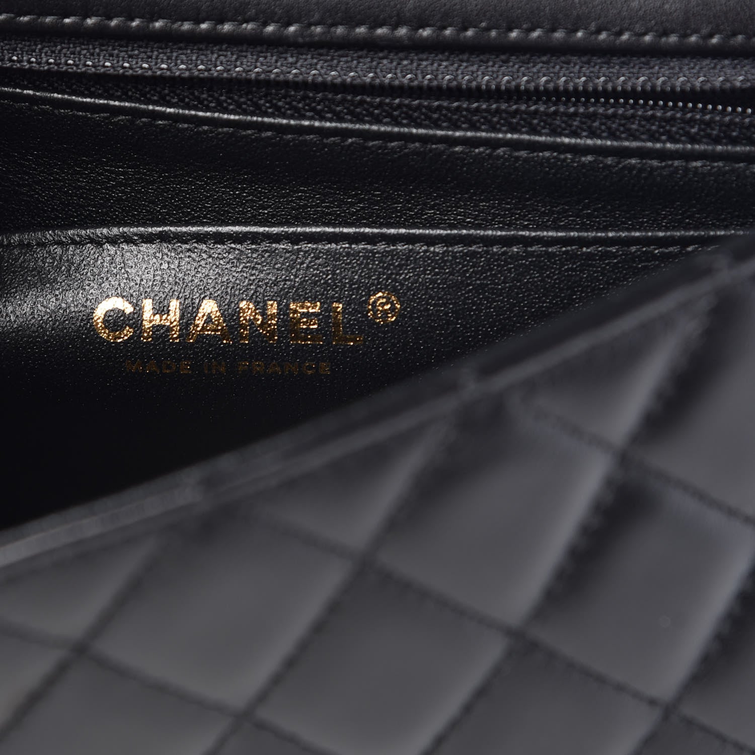 Chanel Lambskin Quilted Mini Rectangular Flap Black 6 of 10