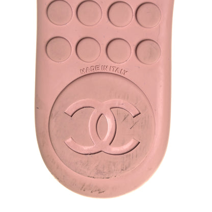 Chanel Calfskin CC Chain Thong Sandals 41 Pink 6 of 8