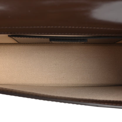 Jacquemus Glazed Calfskin Le Grand Bambino Midnight Brown 5 of 15