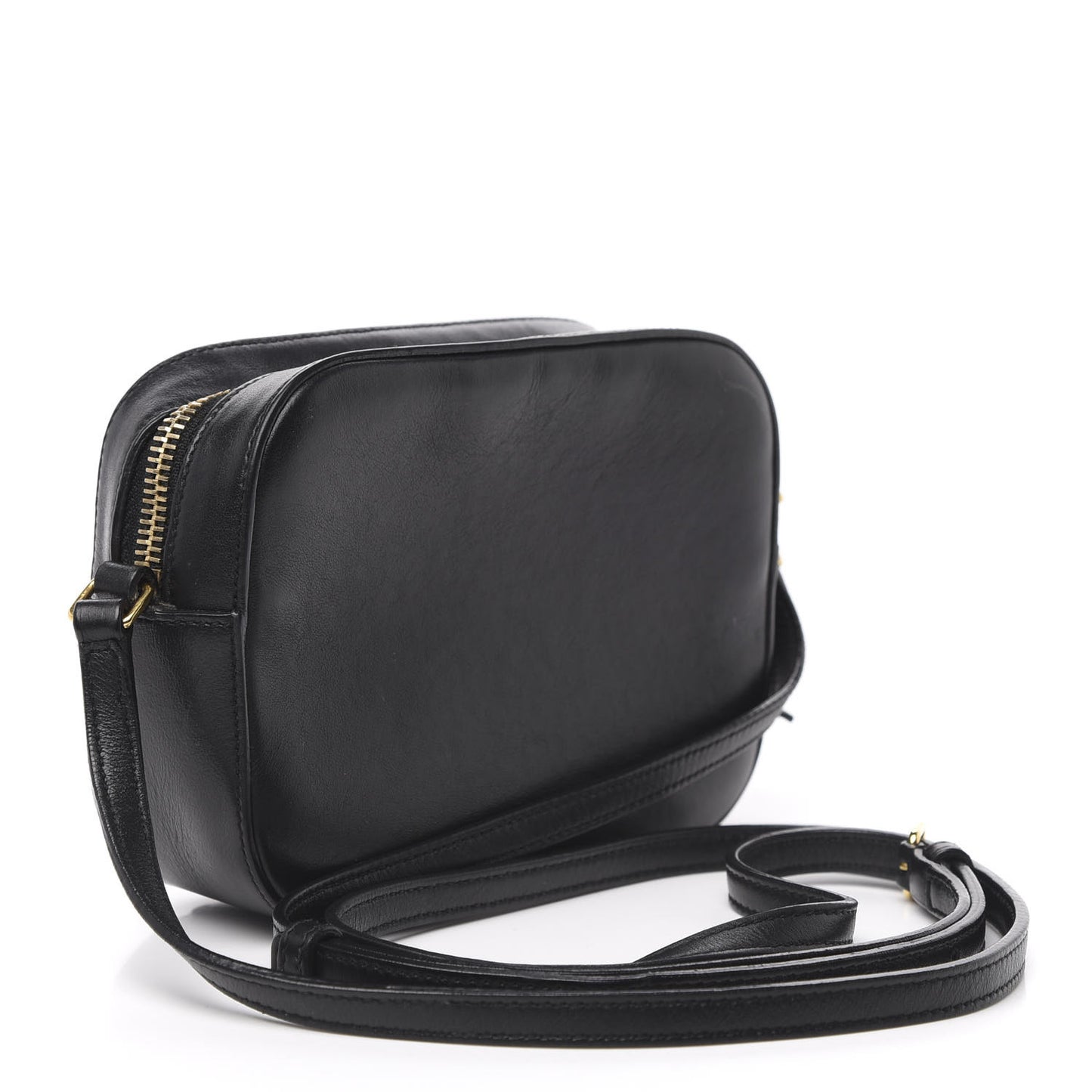 Calfskin Small Classic Monogram Camera Bag Black