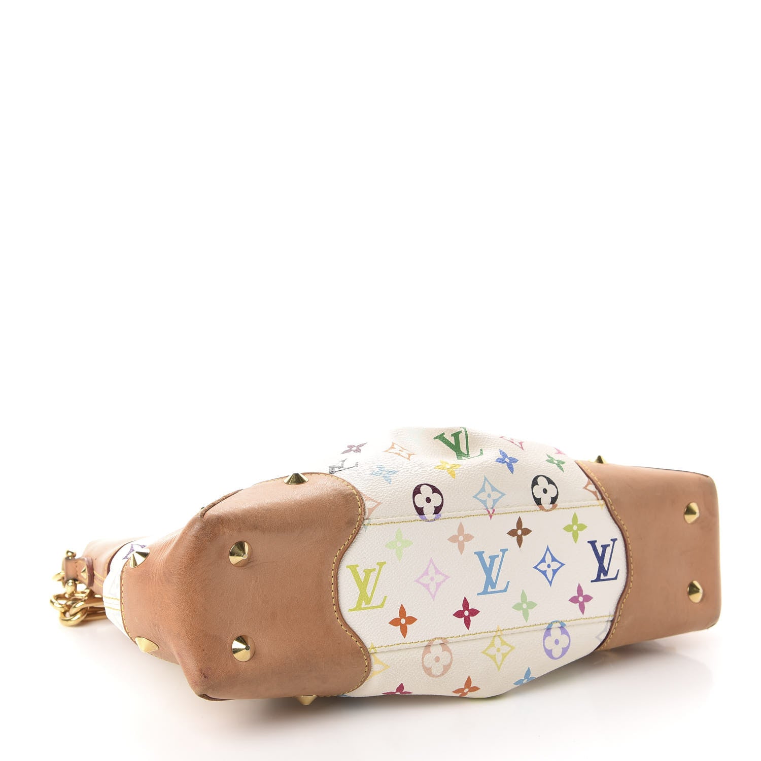 Louis Vuitton Monogram Multicolor Judy MM White 4 of 11