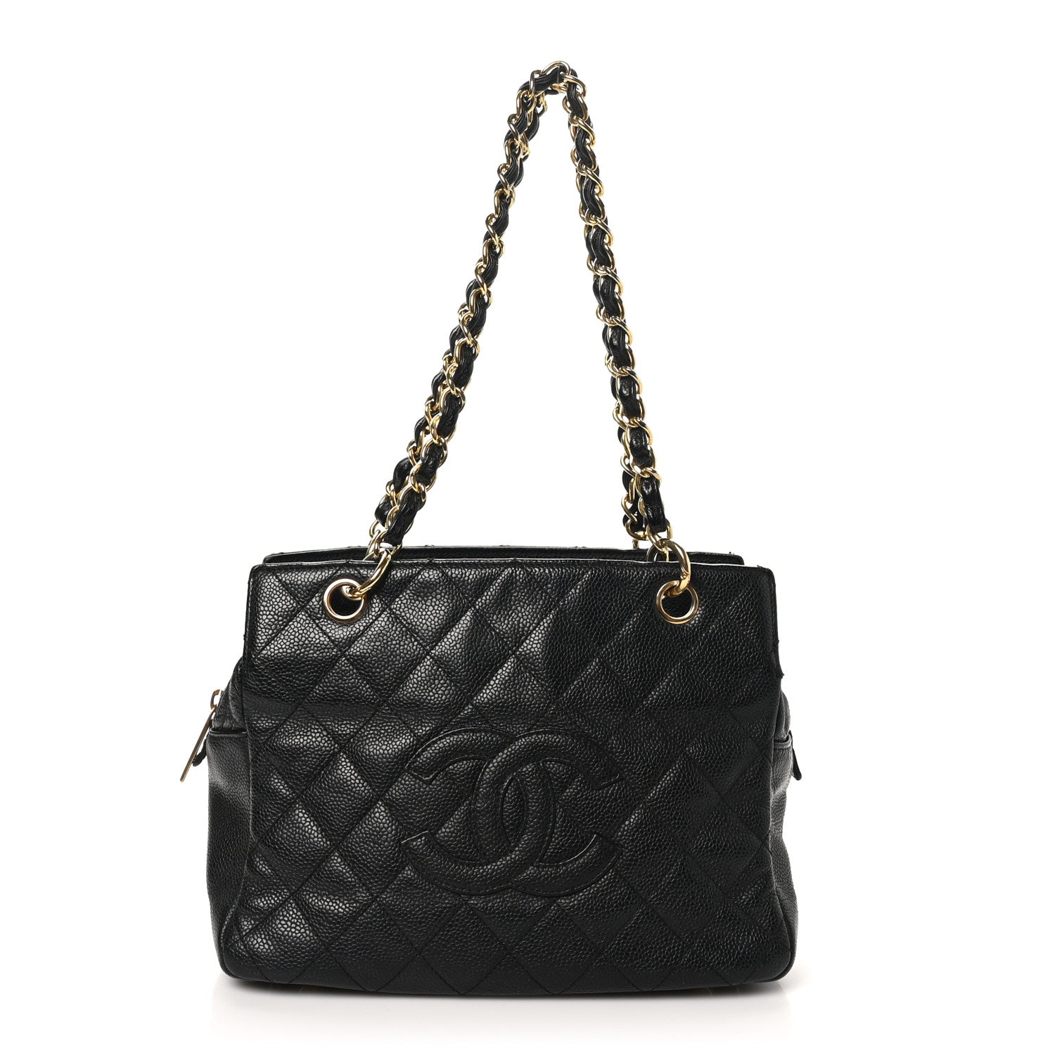 Chanel Caviar Quilted Petit Timeless Tote PTT Black 1 of 10