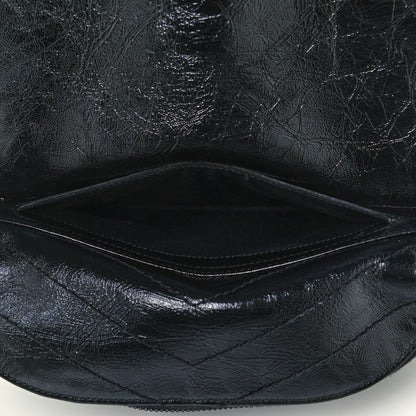 Saint Laurent Crinkled Calfskin Matelasse Monogram Niki Body Bag Black 7 of 12