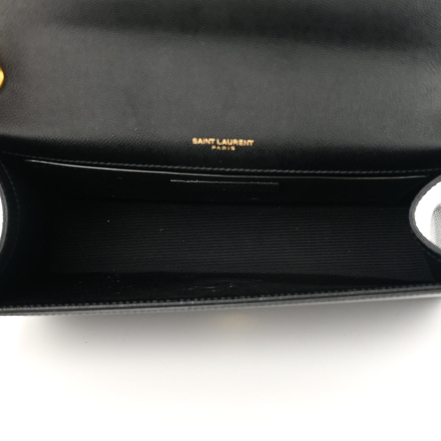 Grain De Poudre Medium Classic Monogram Kate Satchel Black