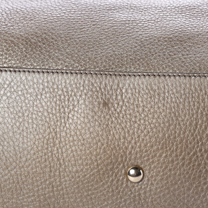 Gucci Metallic Pebbled Calfskin Large Soho Shoulder Bag Golden Beige 11 of 15