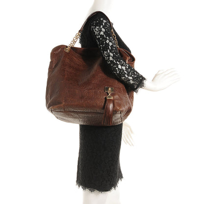 Louis Vuitton Monogram Paris Souple Whisper GM Chocolate 2 of 7