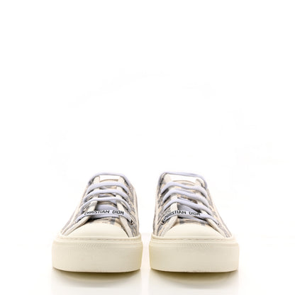 Christian Dior Canvas Oblique Walk'N'Dior Low Top Sneakers 37 Grey Stone 2 of 16