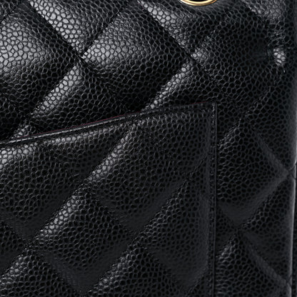 Chanel Caviar Quilted Maxi Double Flap Black 14 of 14