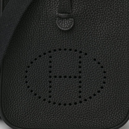 Hermes Taurillon Clemence Evelyne TPM Black 8 of 11