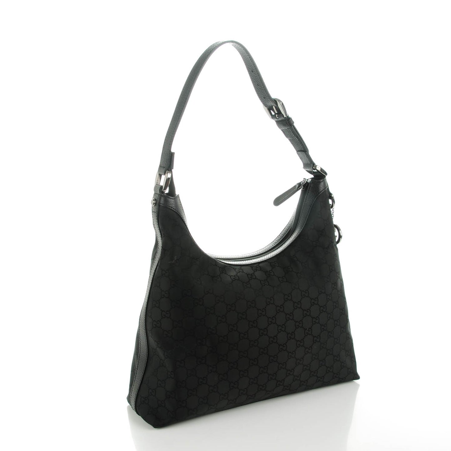 Nylon Monogram Hobo Black