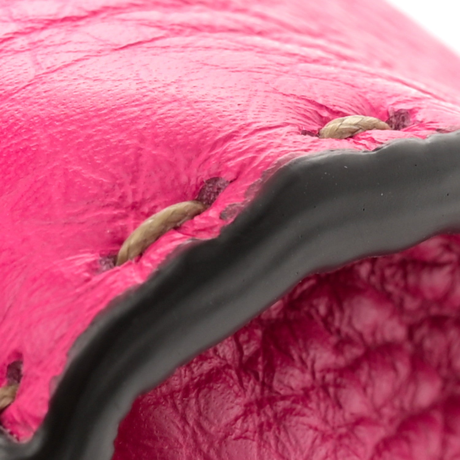 Fendi Cuoio Romano Selleria Mini Peekaboo Iconic Satchel Fuxia 12 of 12
