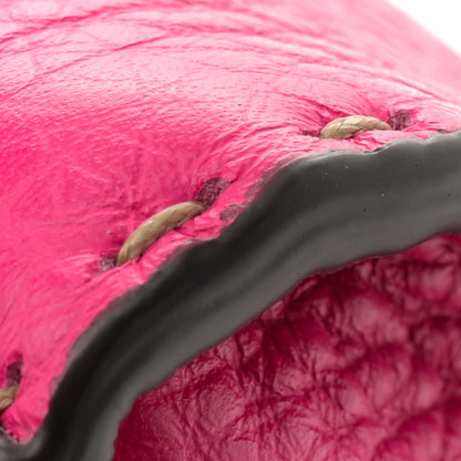 Fendi Cuoio Romano Selleria Mini Peekaboo Iconic Satchel Fuxia 12 of 12