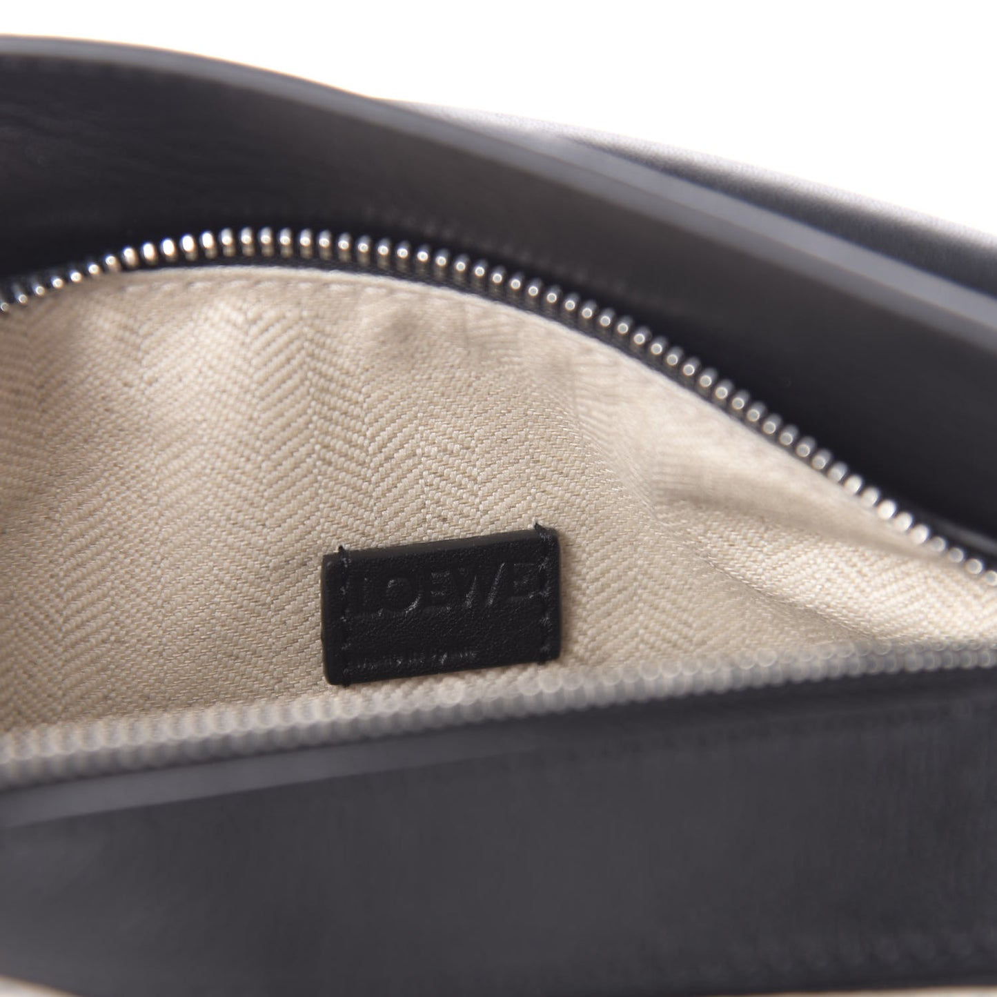 Calfskin Mini Puzzle Bag Black Taupe