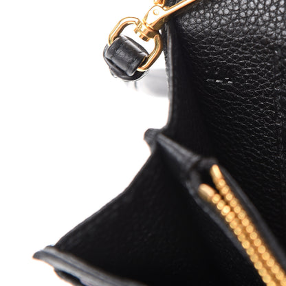 Prada Vitello Grain Wristlet Wallet Black 6 of 7