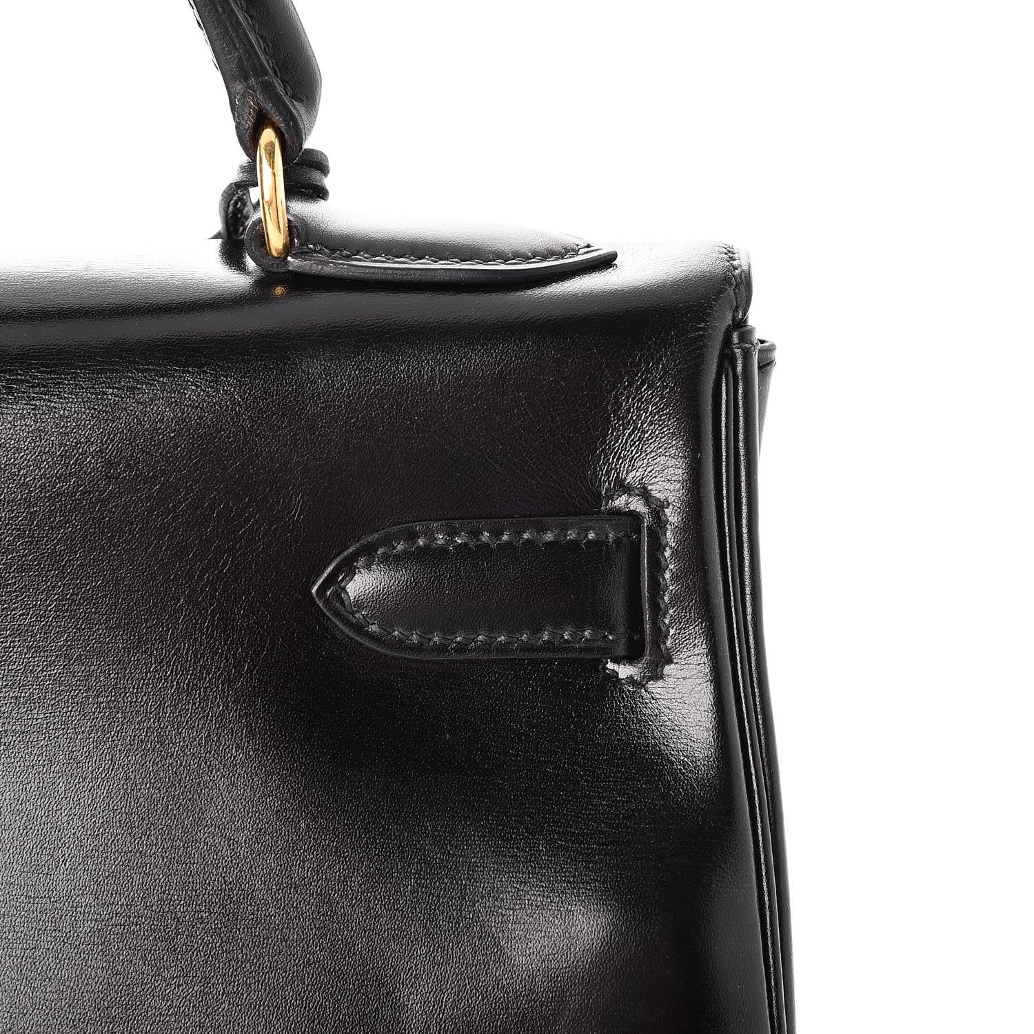 Hermes Box Kelly Retourne 32 Black 32 of 35