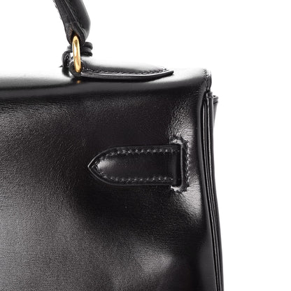 Hermes Box Kelly Retourne 32 Black 32 of 35