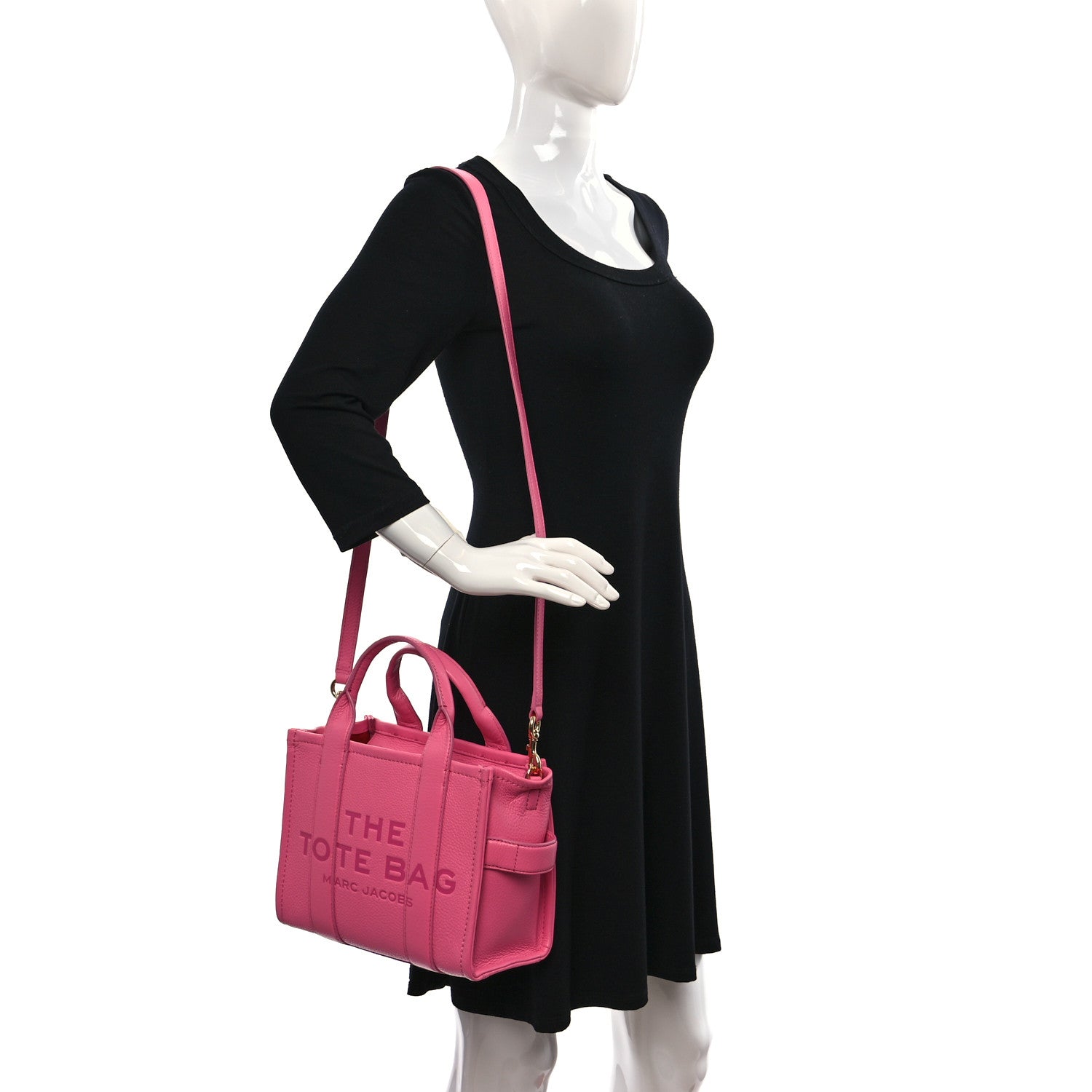 Marc Jacobs Grained Calfskin Small The Tote Bag Morning Glory 2 of 13
