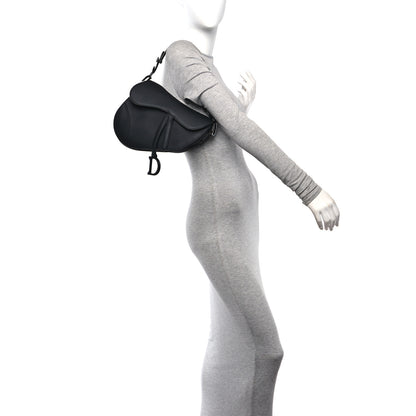 Christian Dior Ultra Matte Calfskin Saddle Bag Black 2 of 10
