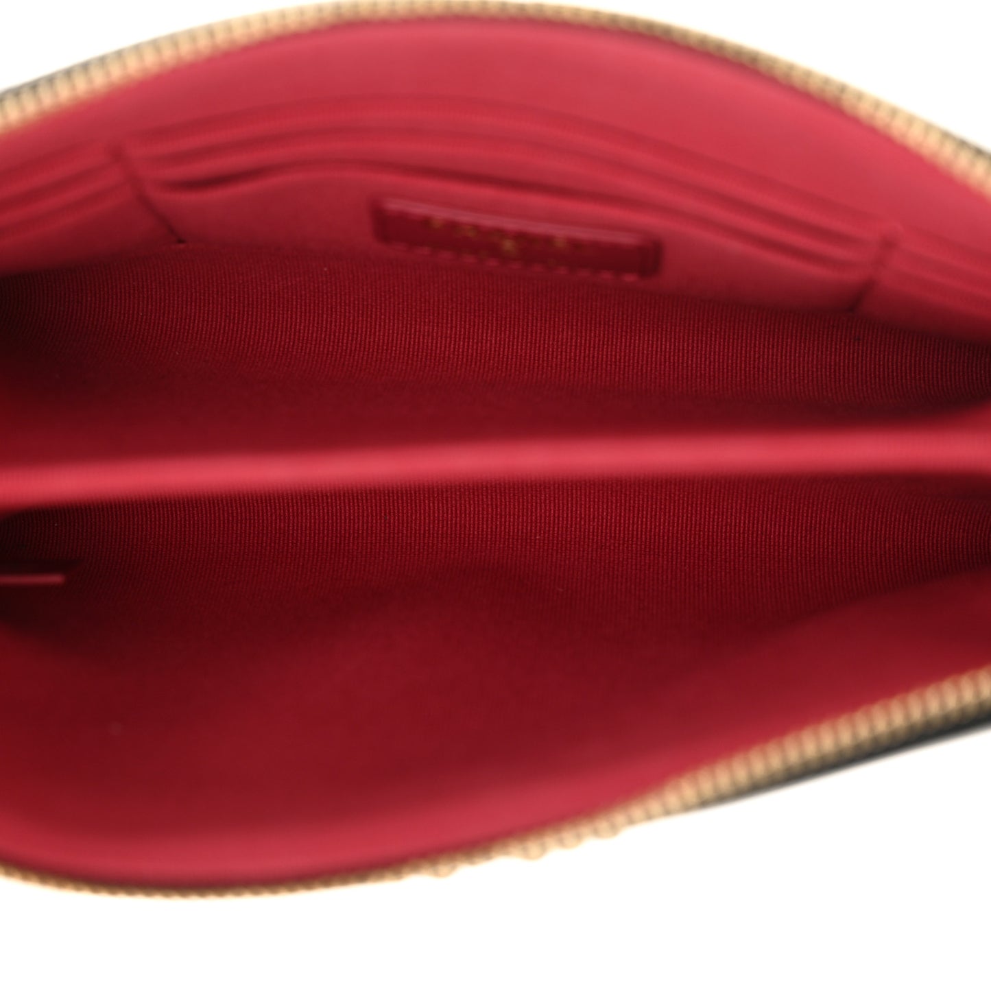 Shiny Goatskin Quilted Small Chanel 19 Pouch With Handle Black