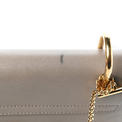 Chloe Suede Smooth Calfskin Drew Shoulder Bag Motty Grey 8 of 11