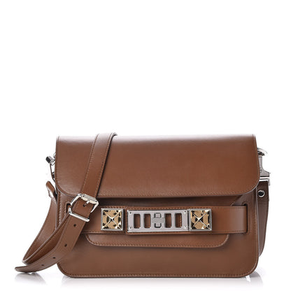 Proenza Schouler Smooth Calfskin Mini PS11 Classic Shoulder Bag Hazelnut 1 of 8