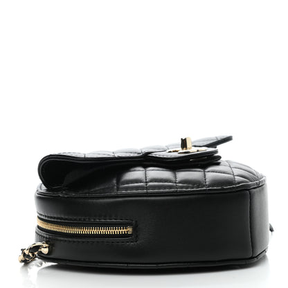 Chanel Lambskin Quilted CC In Love Heart Bag Black 4 of 11