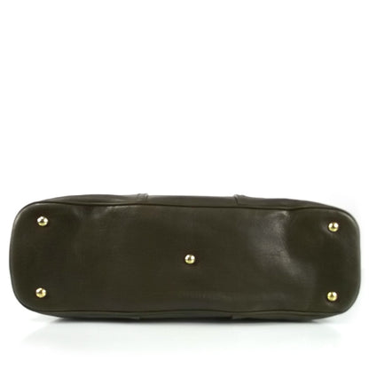 Saint Laurent Leather Muse Olive 5 of 11