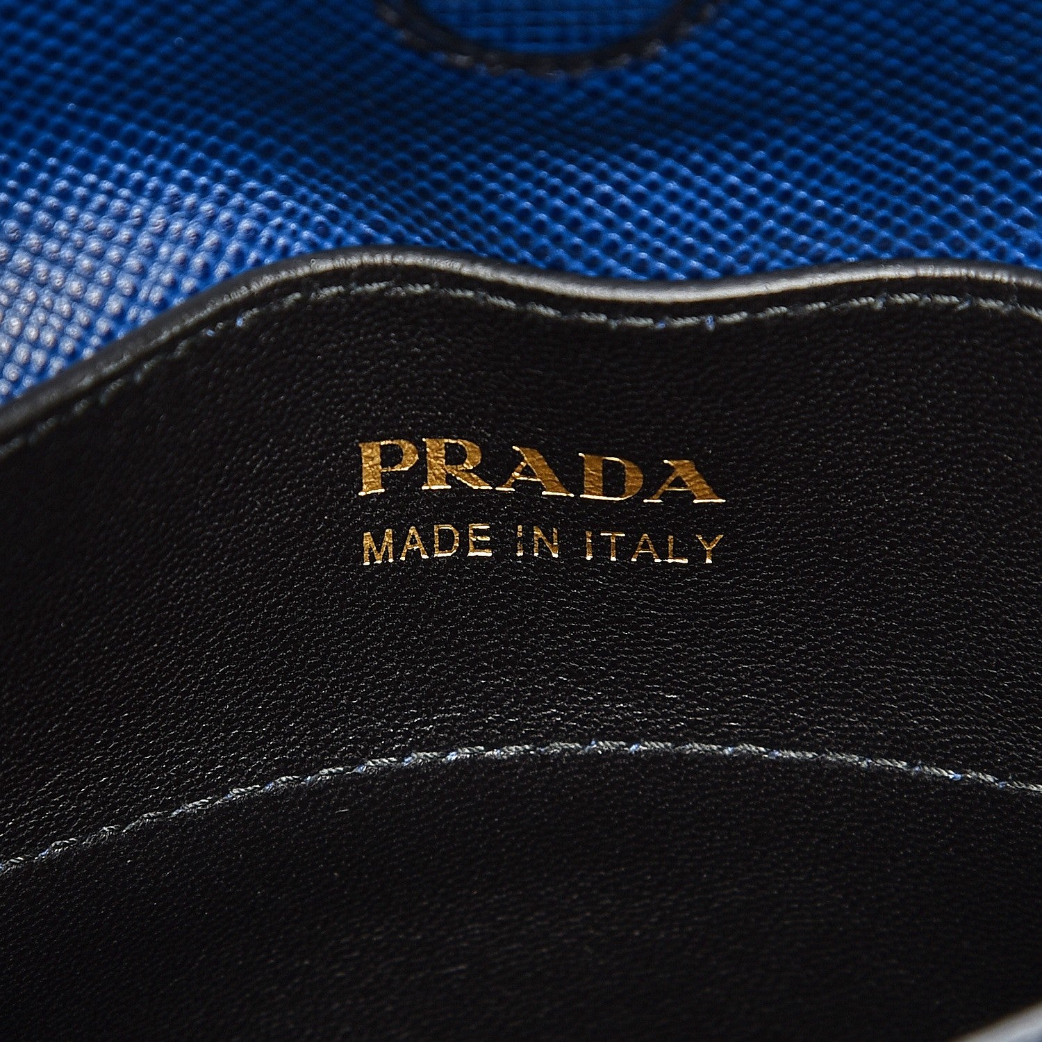 Prada Saffiano Cuir Medium Double Bag Inchiostro 7 of 7