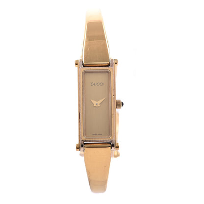 Gucci Stainless Steel 12mm 1500 Quartz Watch Gold 1 of 6
