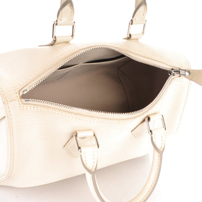 Louis Vuitton Epi Speedy 25 Ivory 5 of 10