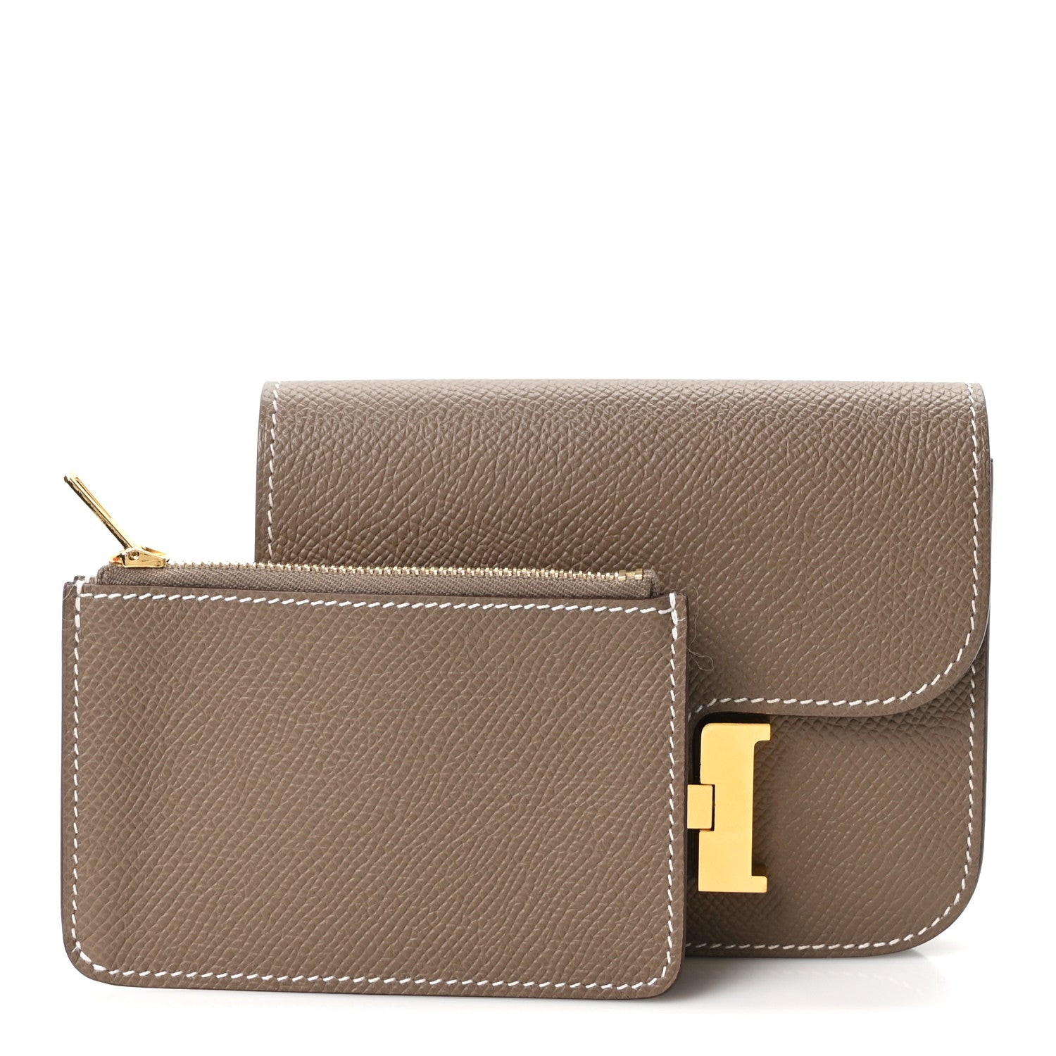 Hermes Epsom Constance Slim Wallet Etoupe 2 of 11