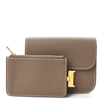 Hermes Epsom Constance Slim Wallet Etoupe 2 of 11