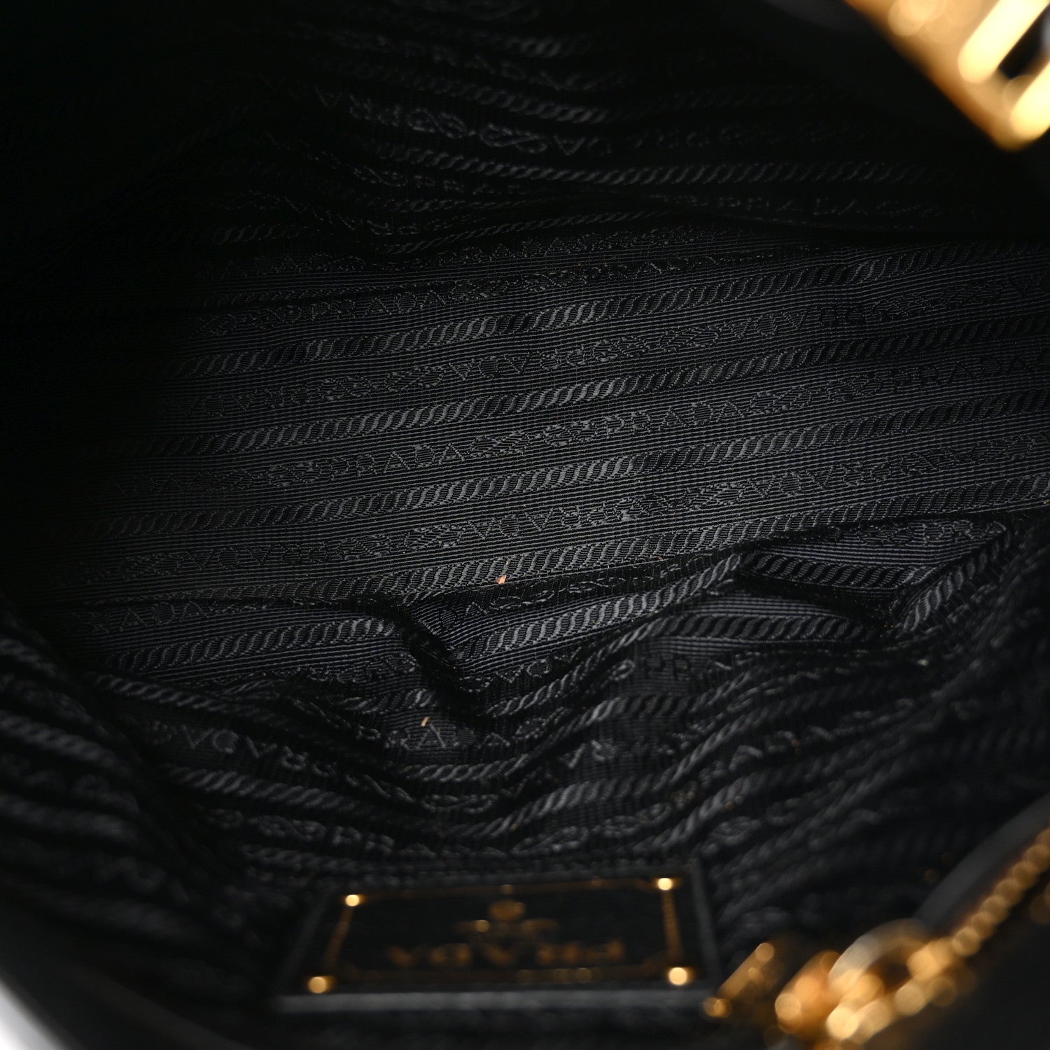 Prada Vitello Phenix Top Handle Bag Black 5 of 9