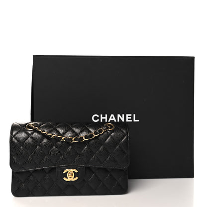 Chanel Caviar Quilted Small Double Flap Black 12 of 12