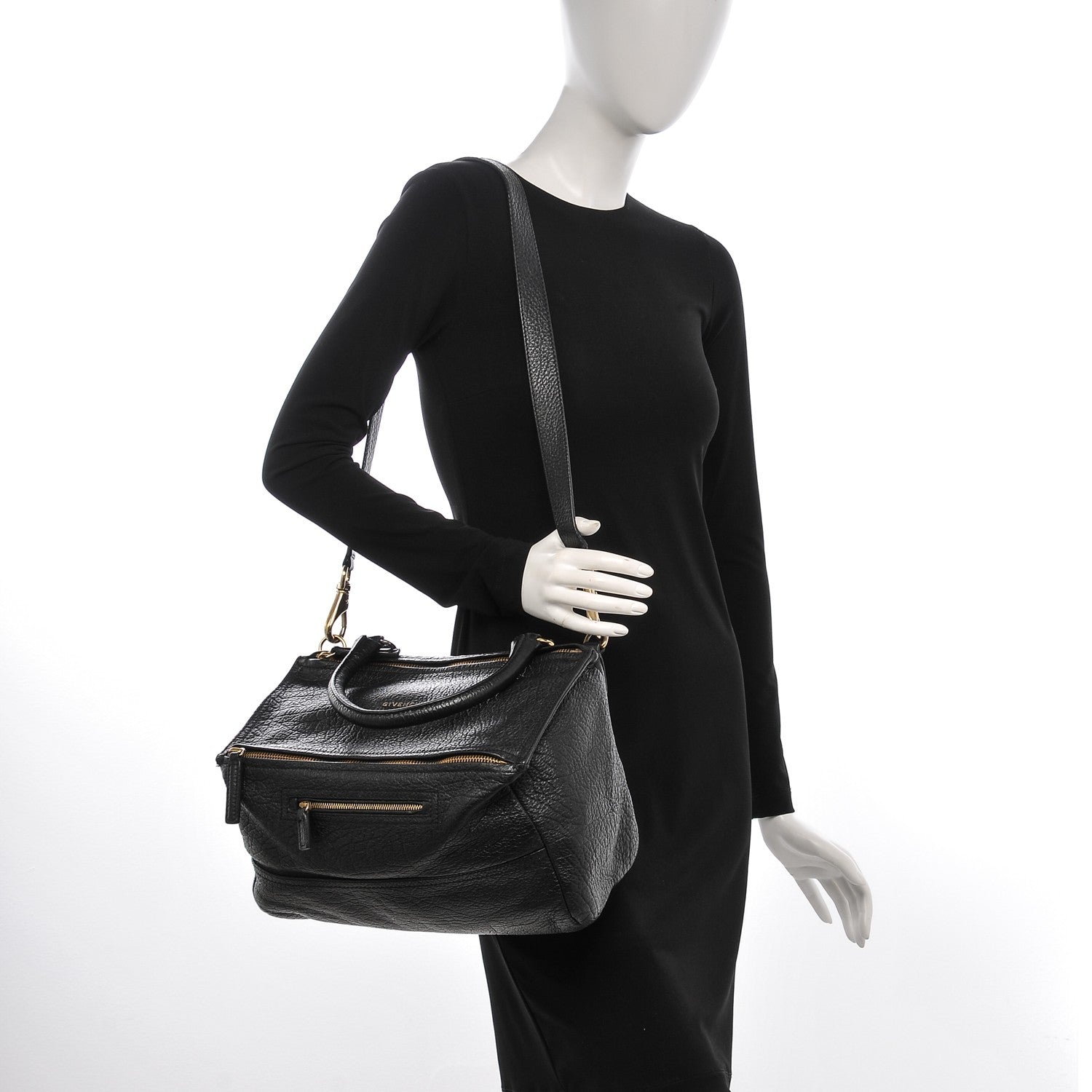 Givenchy Bubble Calfskin Medium Pandora Black 2 of 8