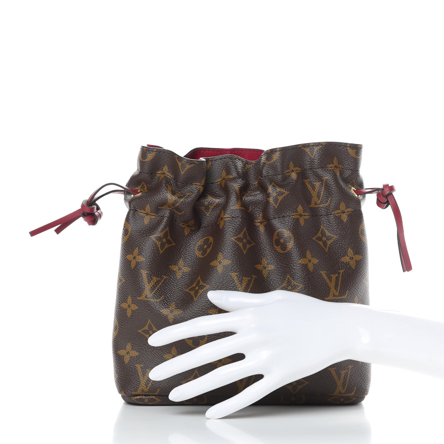 Louis Vuitton Monogram Pouch Noe Fuchsia 2 of 9