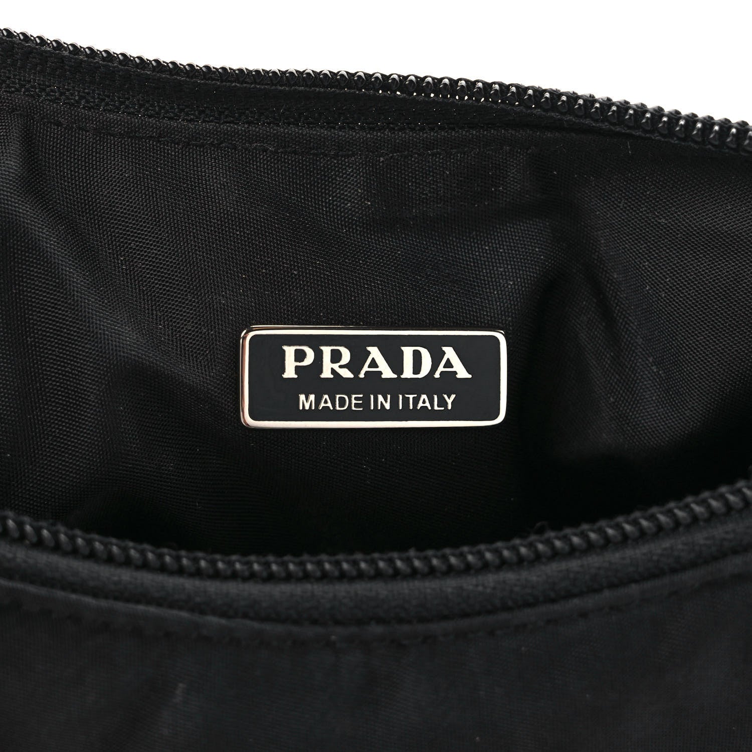 Prada Tessuto Nylon Shoulder Bag Black 6 of 11